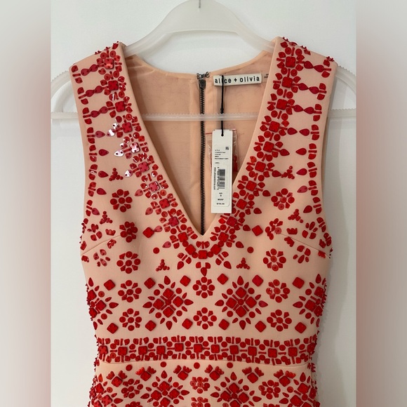 Alice + Olivia Rapunzel Beaded Mini Dress - Picture 3 of 4